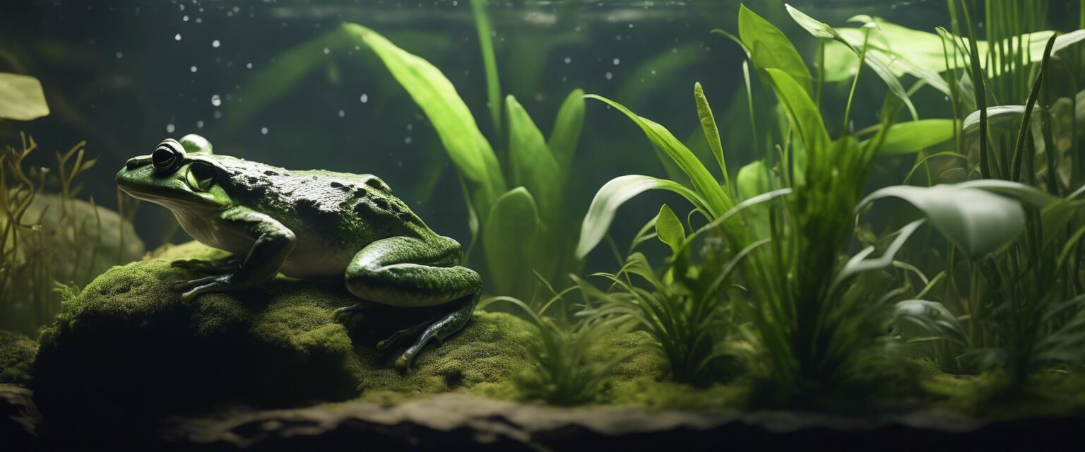 Amphibian vivarium for breeding