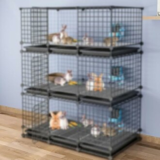 Multi-Layer Breeding Bunny Cage