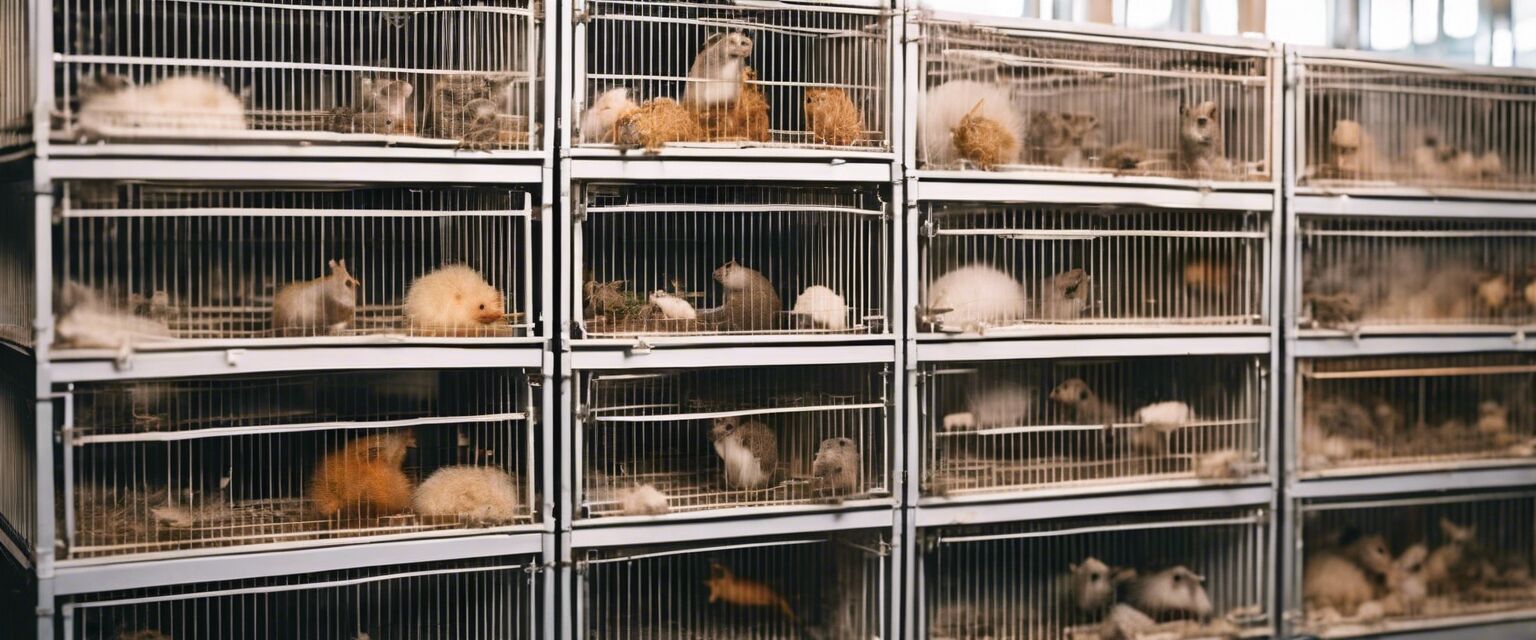 Types of breeding cages for small mammals